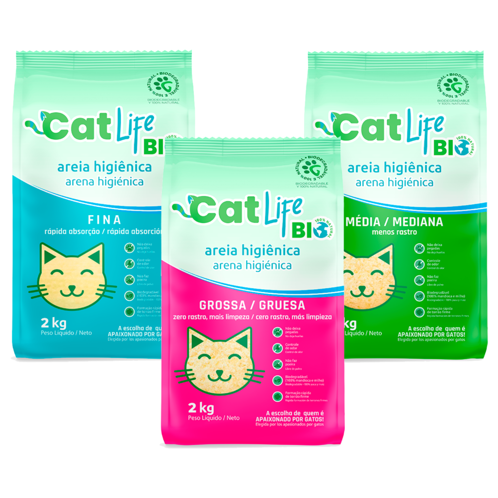 cat life bio – areia higiênica